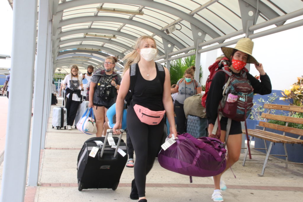 -Lifetime Humanitarians Arrive From Utah Photographed by Llewellyn G. Wynter